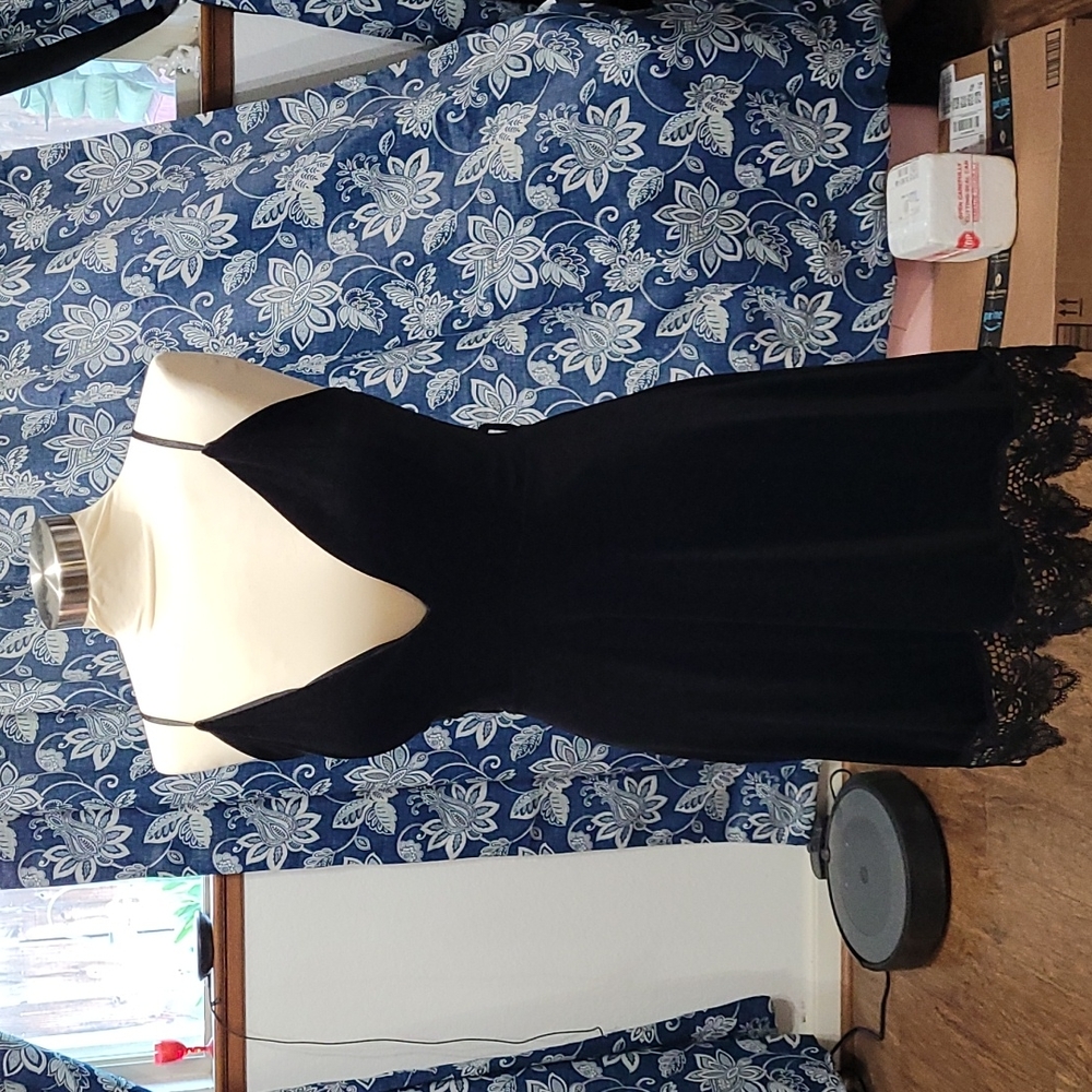 Black valor cocktail dress